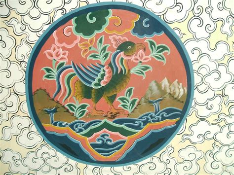 Landscape Bhutan Traditional Painting