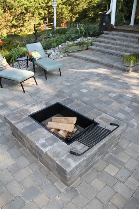 The Yorkshire Fire Pit Shown In Fieldstone Comes In A Tumbled Finish