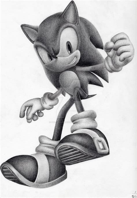Sonic Pencil Drawing