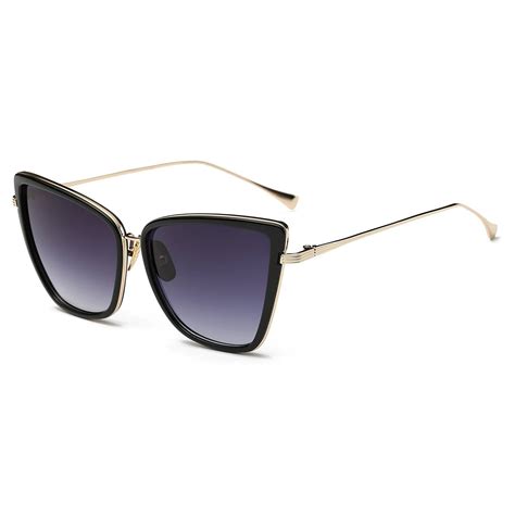 Coasion Oversized Cat Eye Sunglasses For Women Retro