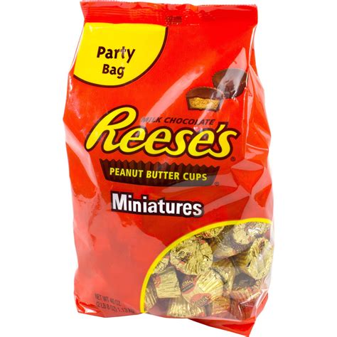 Reese S Peanut Butter Cups Miniatures Oz Pack Of Walmart