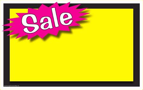 On Sale Signs Templates Free Of Yard Sale Signs Printable Pertamini