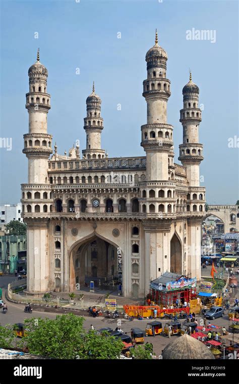 Charminar Monument Mosque Muslim Masjid Temple Hindu Mandir Hyderabad