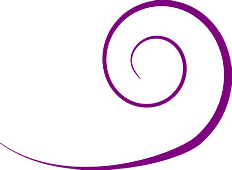 Purple Round Swirl Clip Art At Vector Clip Art Online