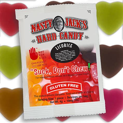 Licorice 10mg Nasty Jacks Suck Dont Chew Hard Candy Jane