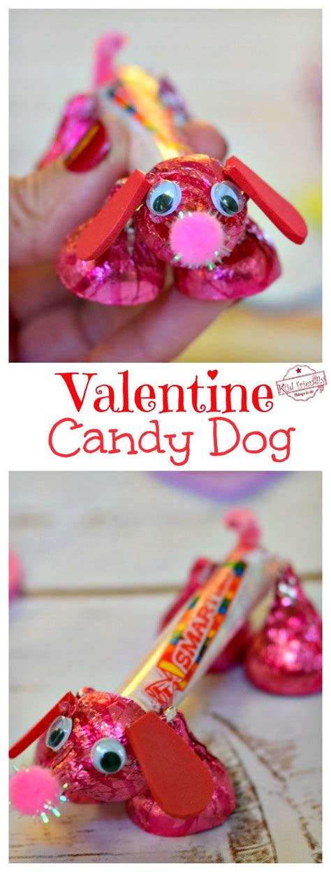 Make A Valentines Candy Dog For A Fun Kids Craft And Treat