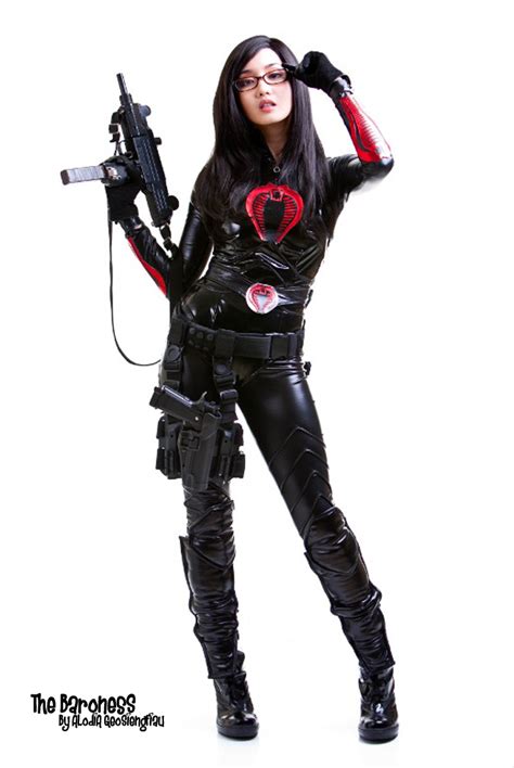 cosplay picture g i joe the baroness cosplay by alodia gosiengfiao