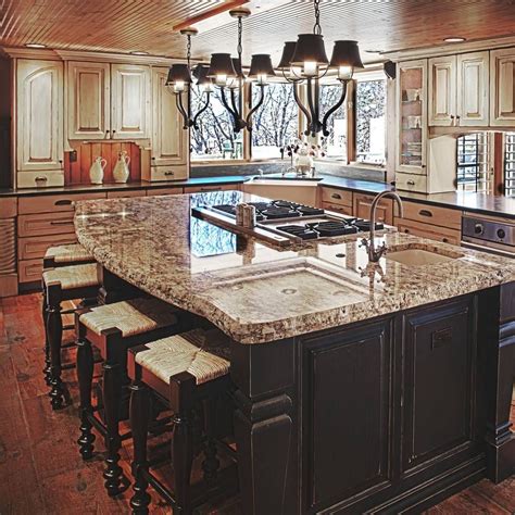 Their sleek designs mean they can blend in easily with any kitchen decor. Kitchen island has functional and decorative functions ...