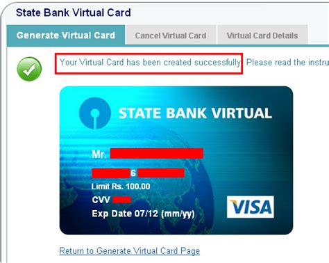 Now in india there is no big deal to get virtual debit card because lots of banks providing this service, even who are bank customer they can also get absolutely free using by just installing app in their phone. State bank of India Virtual credit card services: How to create Vcc Virtual Credit Card(Vcc) in ...