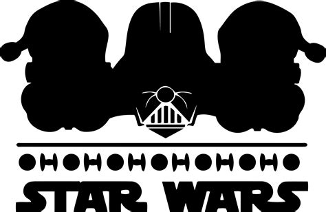 Star Wars Christmas Darth Vader Storm Troopers Svg Free Star Wars