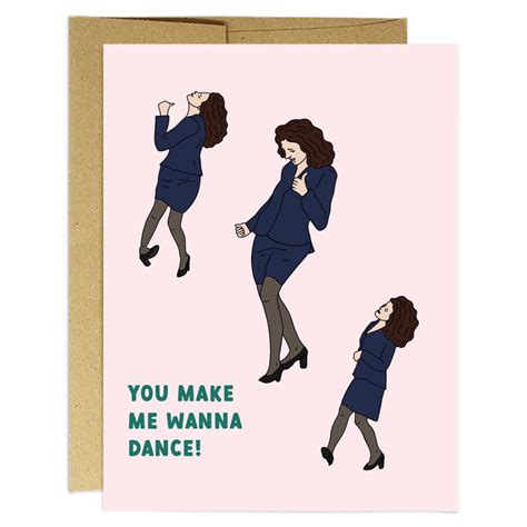 Seinfeld Elaine Dance Card Party Mountain Paper Outer Layer