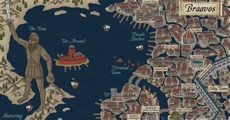 Westeros Map Braavos Maps Of The World