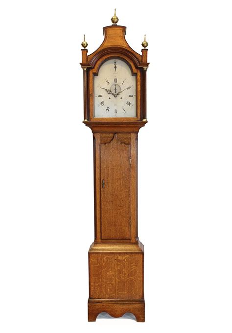 Antiques Atlas 8 Day Oak Longcase Clock By Yates London