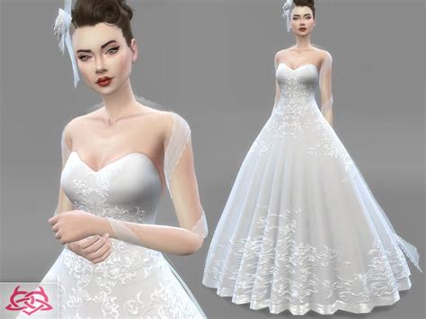 Dress Bridal Headdress Found In Tsr Category Sims 4 Sets Sims 4