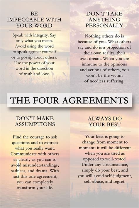 25 Inspirational Quotes From The Four Agreements Jill Conyers