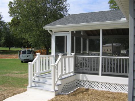 How To Keep Rain Out Of A Screened Porch Mid Atlantic Deck And Fence