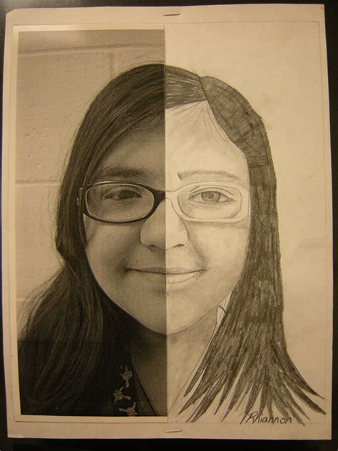 Pencil Drawings Of Self Portraits Pencildrawing2019