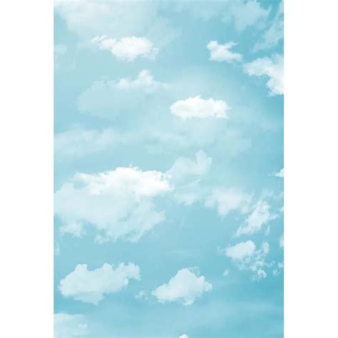 8 Ft Vinyl Cloth Fantasy Blue Sky Cloud Photography Backdrops For