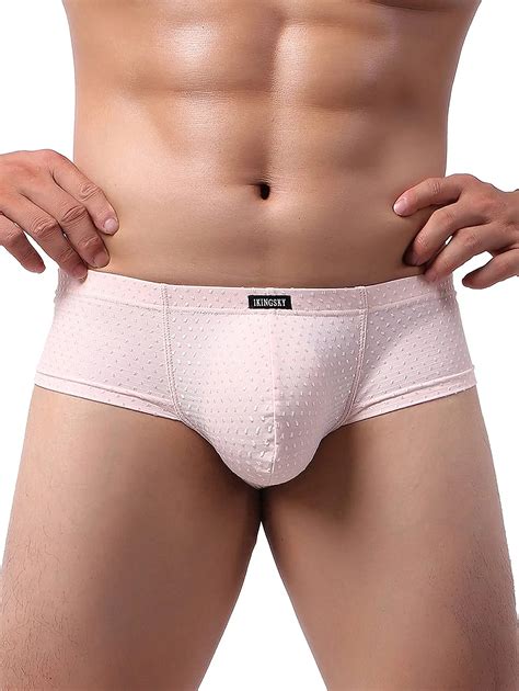 Buy Ikingsky Mens Cheeky Boxer Sexy Brazilian Back Mens Underwear Low Rise Mini Cheek Thong