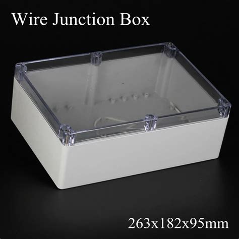 Ip65 263x182x95mm Clear Cover Abs Transparent Plastic Electronic