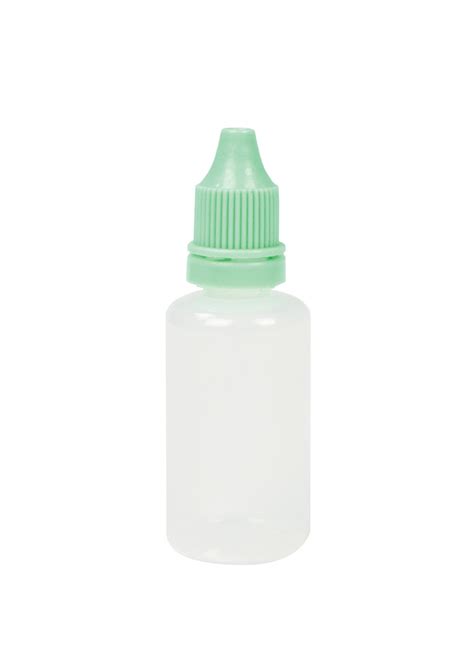 Polyethylene Dropping Bottles With Dropper Plug And Screw On Cap