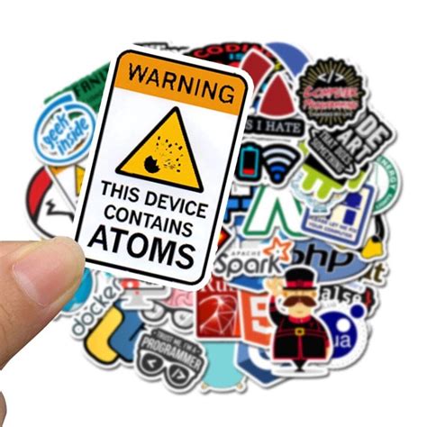 100pcs New Programming Stickers Pack For On The Laptop Fridge Etsy