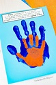 Daddy and Me Handprint Craft with Poem for Father’s Day