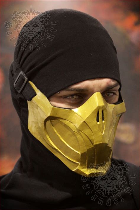 Scorpion Mask Mortal Kombat Etsy