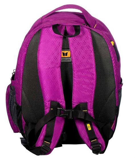 Liviya Purple Polyester Backpack For Men Buy Liviya Purple Polyester