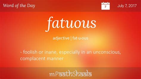 The Word Of The Day Is Famous And Has Been Changed To Be An English Version