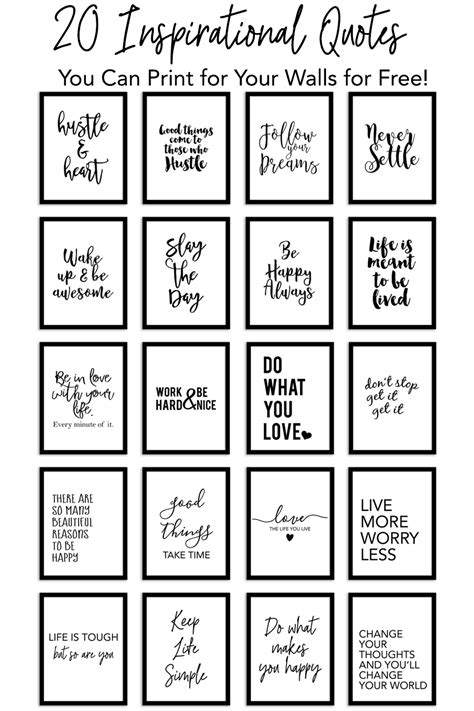 Amazing Life Quotes For Inspiration Free Printable Cards Craftidea