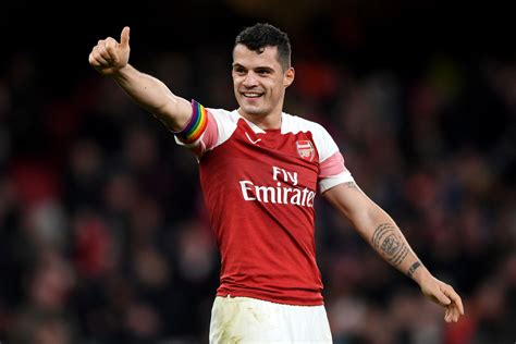 'you have to be aware of what trading out a control tower for a bulldozer stripped of its brake pedal will do'. Arsenal: Oh look, it's time to defend Granit Xhaka again