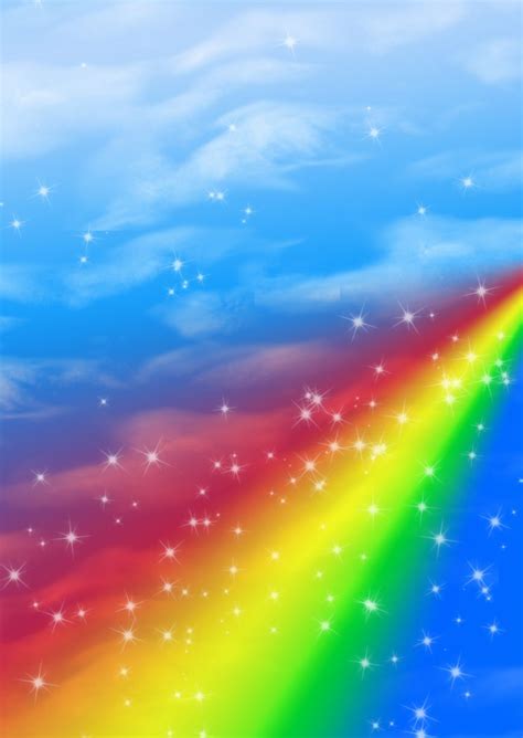 Rainbow Backgrounds Sky Rainbow Background By Yuninaoki On