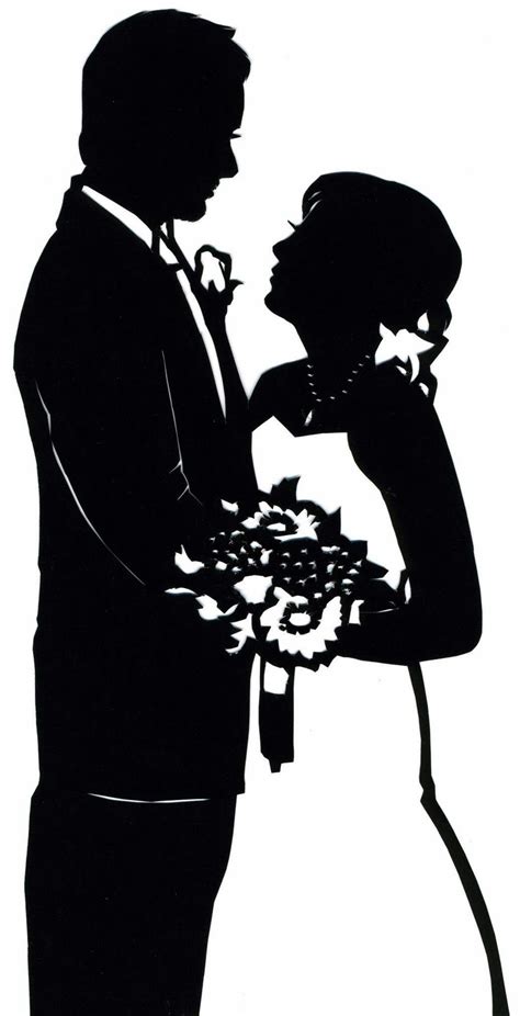 Custom Wedding Silhouette