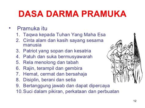 Indahnya Bahasa Indonesiaku Dasa Dharma Pramuka Penegak