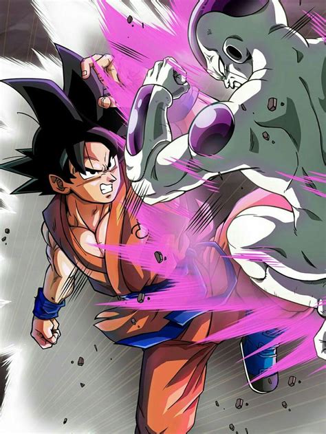 In dragon ball z kai goku kills broly and in dragon ball gt goten,gohan,and the spirt of dead goku all in super sayin form defeat him for good. Goku vs Frieza | Dragon ball, Dragon ball super goku ...