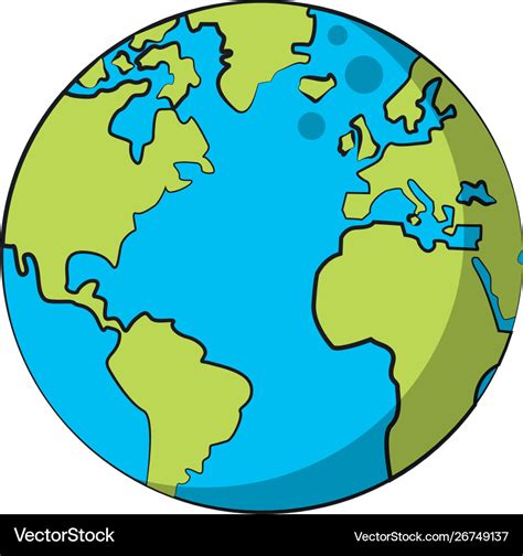 World Map Cartoon Clip Art