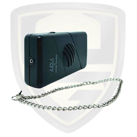 Small Taser Black 2 In 1 Door Knob Alarm For Extra Security