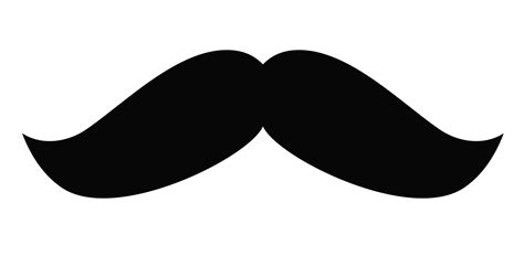 Black and white Brand - Mustache png download - 2000*979 - Free png image