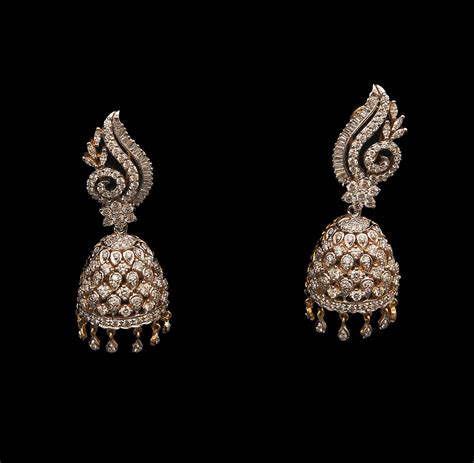 22k gold earrings studded with rubies and emeralds. new-model-gold-necklace-malabar-gold-98 | Diamond earrings ...