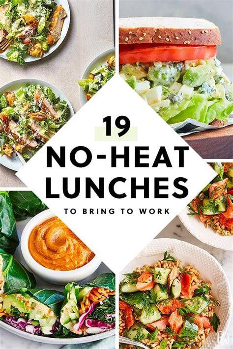 19 no heat lunches to bring to work
