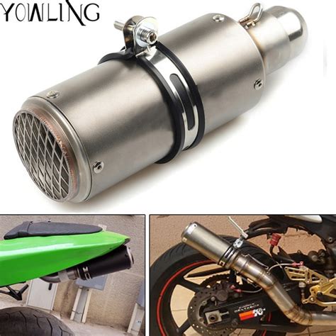 Buy 51mm 61mm Motorcycle Universal Exhaust Muffler