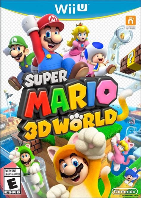 Super Mario 3d World Wii U Front Cover