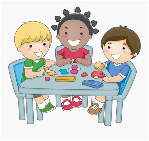 Clip Art Kids Eating Lunch Clipart Table Top Toys Clip Art Free