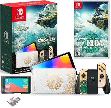 Nintendo Switch Oled The Legend Of Zelda Tears Of The Kingdom And Game