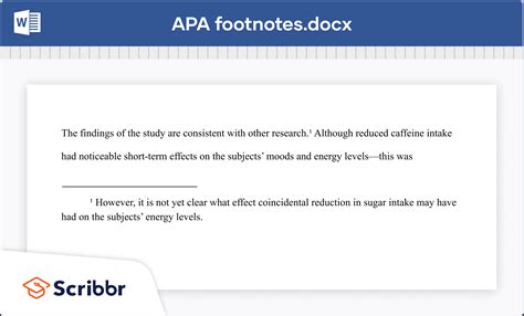 Apa Footnotes Format And Examples