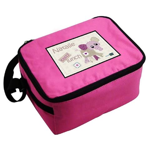 pin by alexandra herman on back to school girls lunch bags pink lunch bag personalized