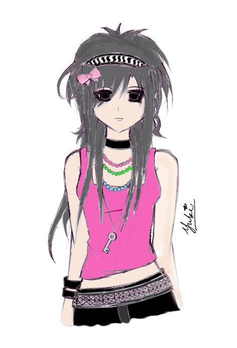 Emo Girl By Kyotoyuki On Deviantart