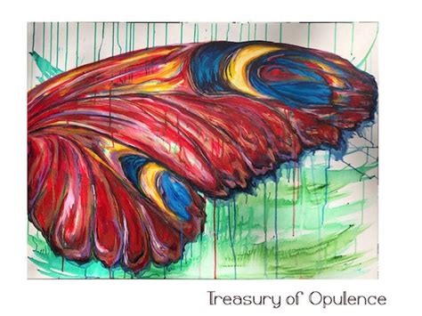 Butterfly Wing Art Print Treasury Of Opulence Reprint Etsy
