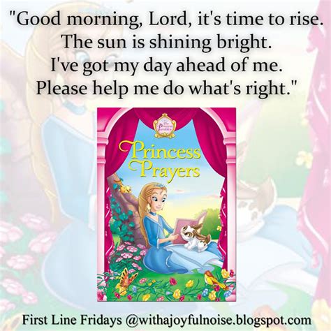 With A Joyful Noise Princess Prayers Flf And Book Review